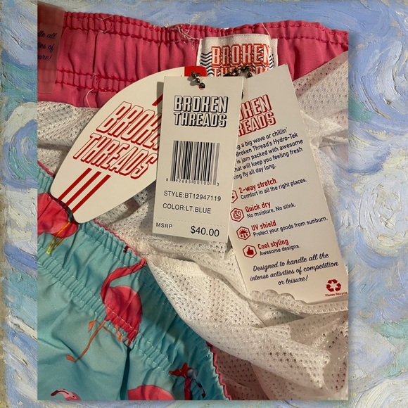 Broken Threads Mens Surf Wear XL - Picture 8 of 11